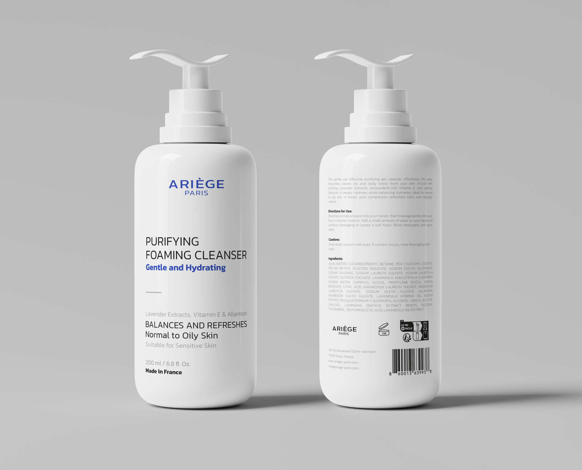 Nettoyant moussant purifiant