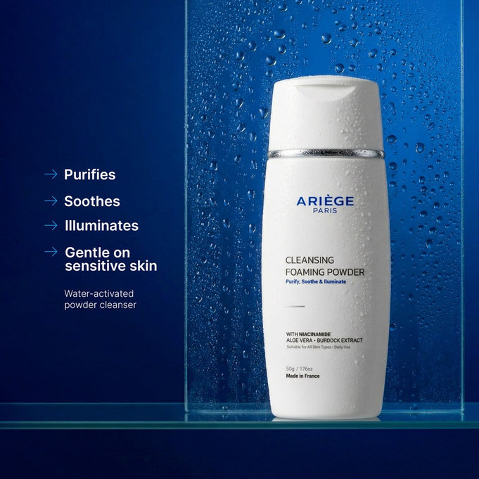 Poudre moussante nettoyante