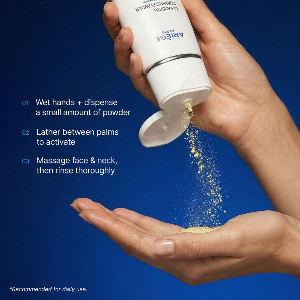 Poudre moussante nettoyante