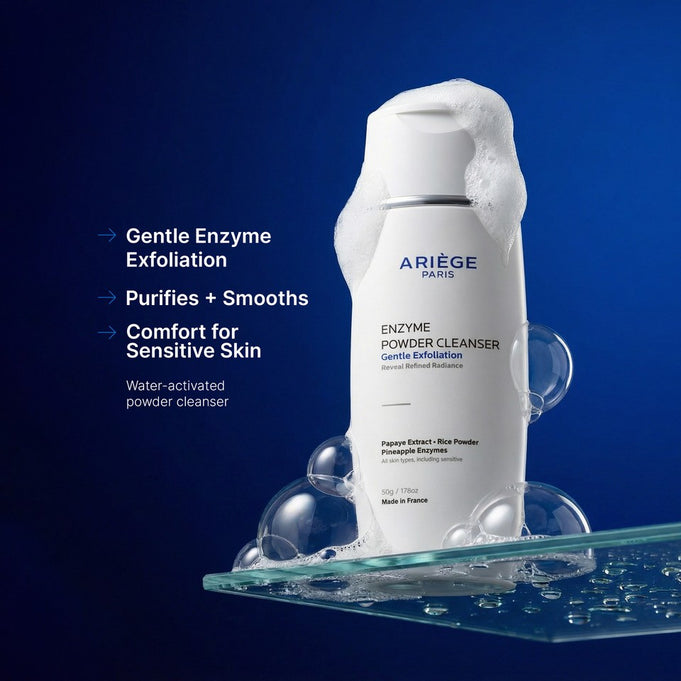 Poudre nettoyante enzymatique – Exfoliation douce
