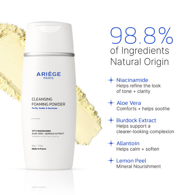 Poudre moussante nettoyante