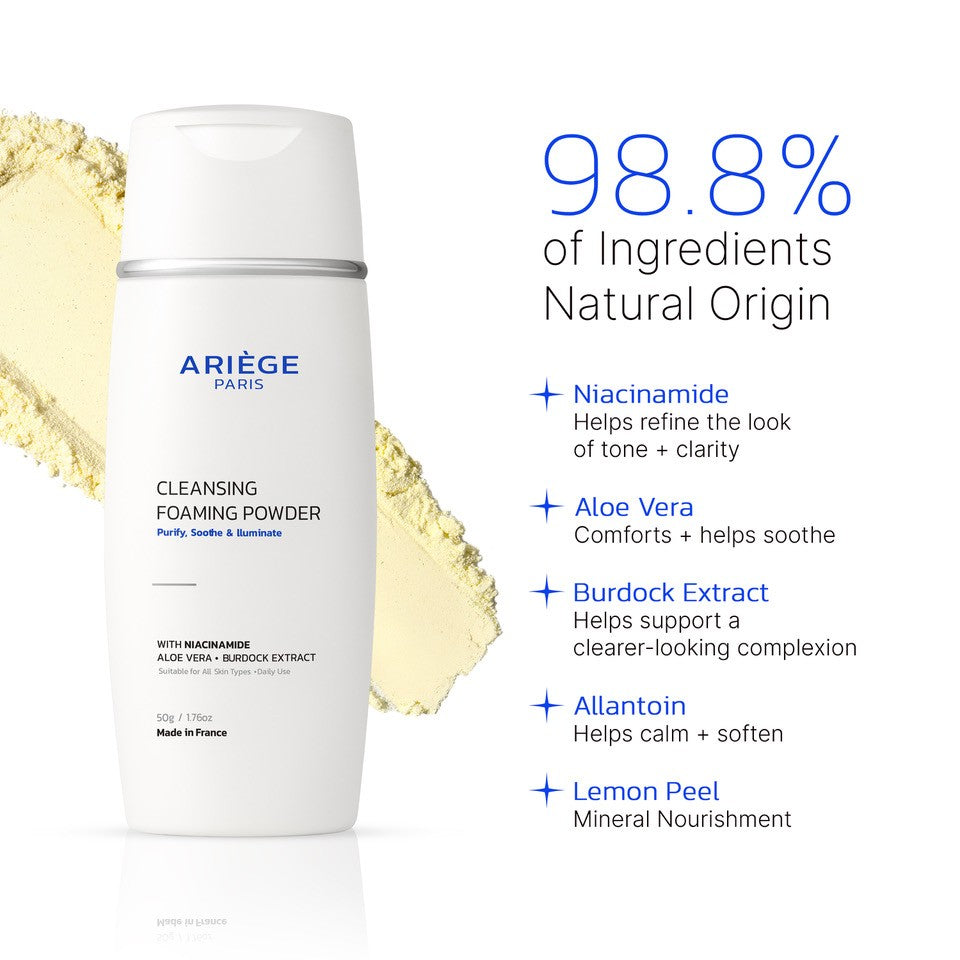 Poudre moussante nettoyante