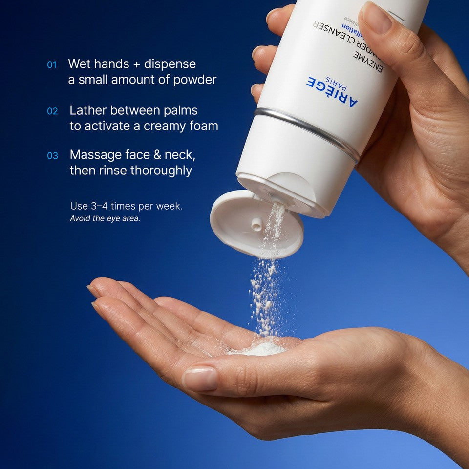 Poudre nettoyante enzymatique – Exfoliation douce