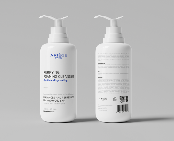 Nettoyant moussant purifiant